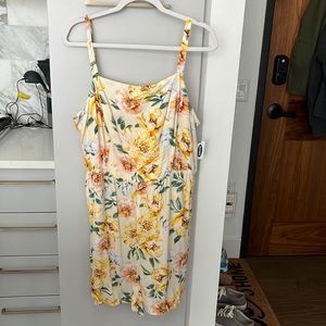 Sleeveless Floral Romper
